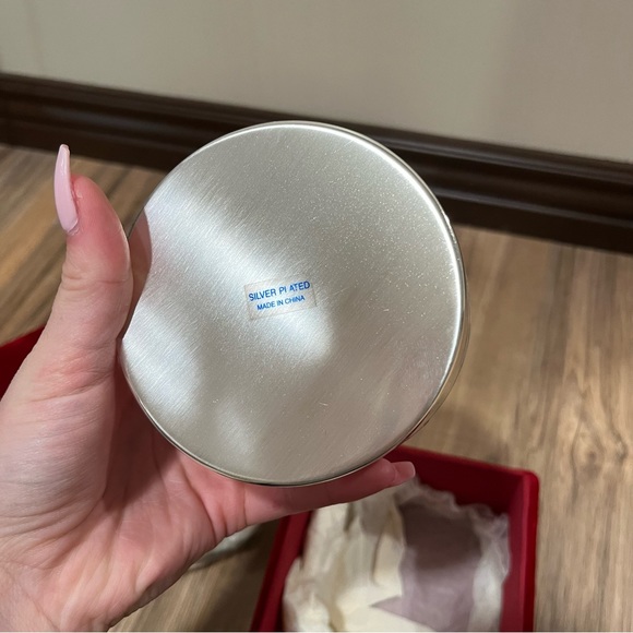 Silver Plated trinket holder / jewelry holder - Picture 5 of 5